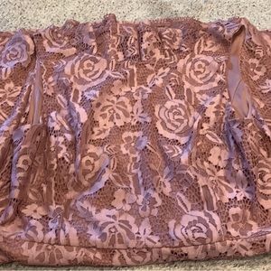 Pink lace dress (M-L, see details)